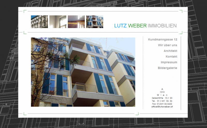 Website für Lutz Weber Immobilien